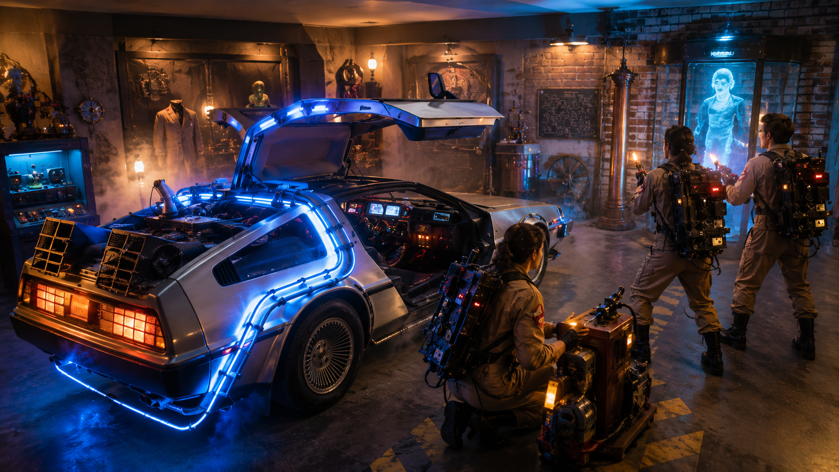 DeLorean im Escape Room in Berlin-Neukölln